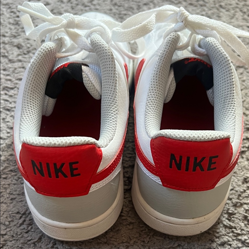 Nike White and Red Athletic Shoes - Picture 2 of 5